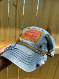 Darnae’s Custom Hat | Denim Levi’s Upcycle