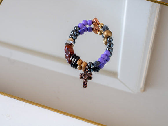 Antique Cross| 1 of 1 Single Bracelet