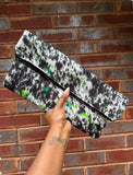 Fold Down Clutch | Longhorn Print