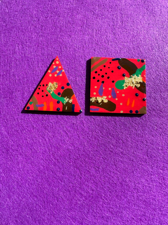 Earrings | 1 of 1 | Red Multi