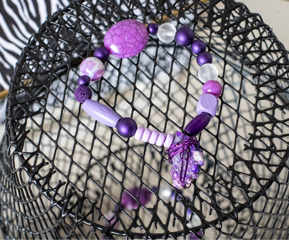 Purple Tones | Single Bracelet