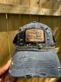 Darnae’s Ash Black Denim Hat | Upcycle
