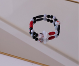 Bracelet Stack | Red Black White