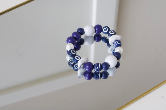 Single Bracelet | Blue White