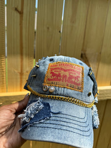 Darnae’s Custom Hat | Denim Levi’s Upcycle