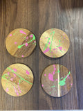 Coasters | Pink & Green