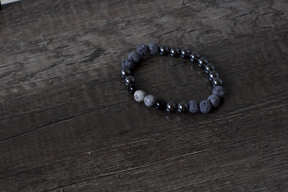 Single Bracelet | Grey Mix