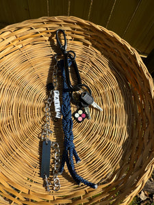 Junky Keychain | Faith Silver Black Blue