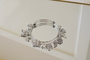 Single Bracelet | Silver Charms