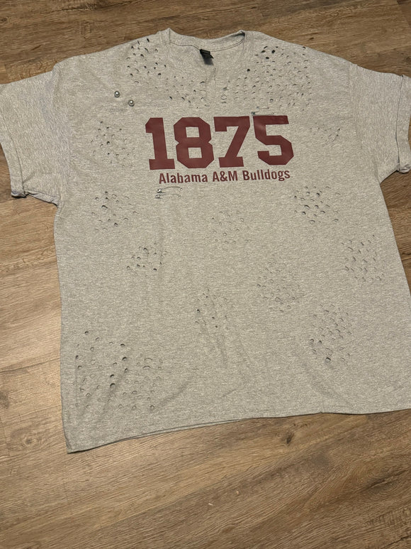 Custom 1875 Team Tee | Grey • 2XL
