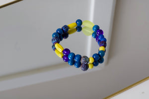 Single Bracelet | Blue Yellow