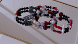 Bracelet Stack | Red Black White