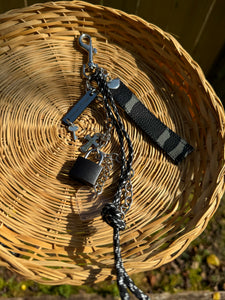 Junky Keychain | Black Silver Camo
