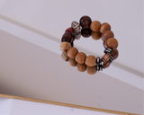 Bracelet Stack | Chunky Woods