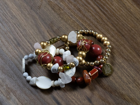 Team Collection Stack | Maroon • White • Gold