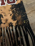 Customized Fringe Team Tee | Small Black • Bleached