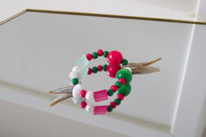 Single Bracelet | Pink Green