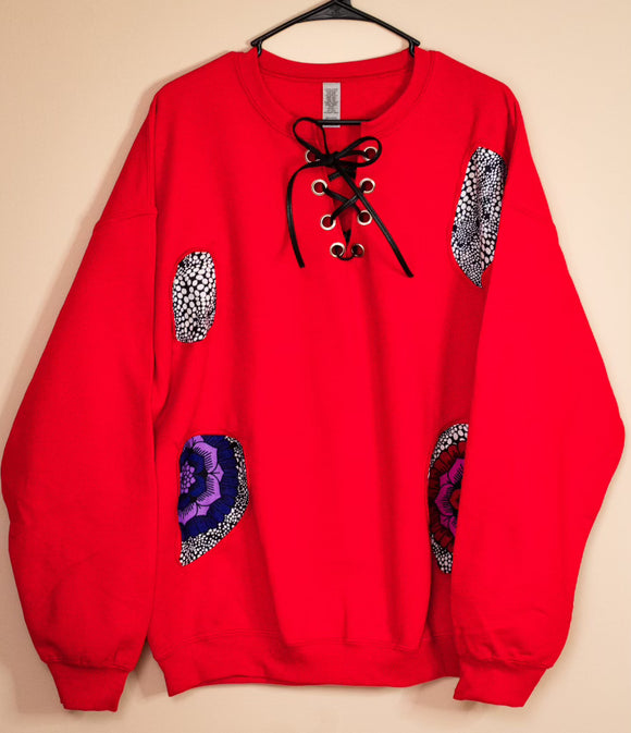 Peeking Red Sweatshirt