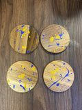 Coasters | Blue & Gold