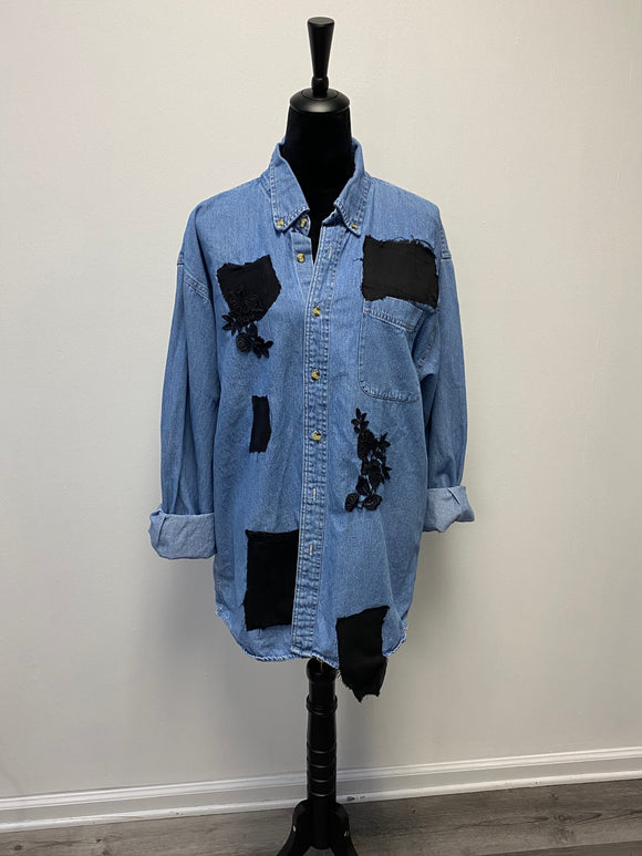 Denim Patch Tunic