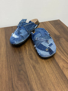 Denim Mules