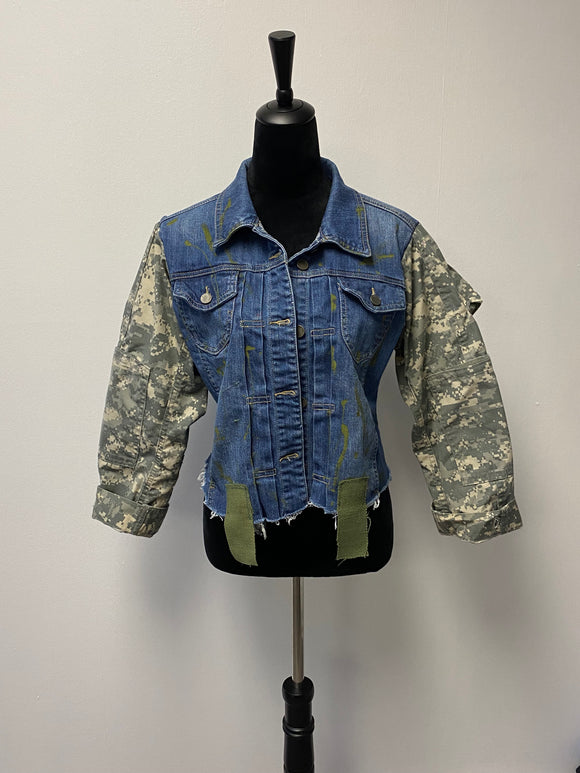 Denim Jacket Upcycle | M/L