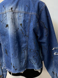 Star Studded Denim Jacket | XL