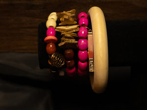 Bracelet Stack | Pink Theme “Love”