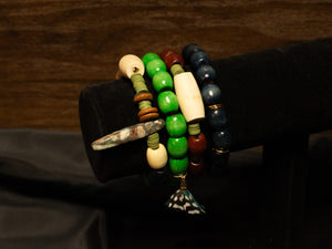 Bracelet Stack | Green Earth