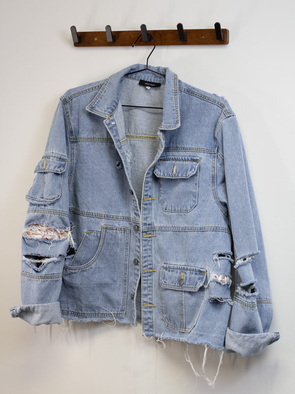 Distressed Denim Jacket