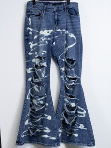 Bleached Bell Bottom Denim