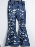 Bleached Bell Bottom Denim