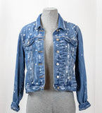 Pearl Faith Denim Jacket | Large