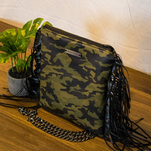 Camo Fringe | Crossbody