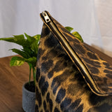 XL Leopard Clutch