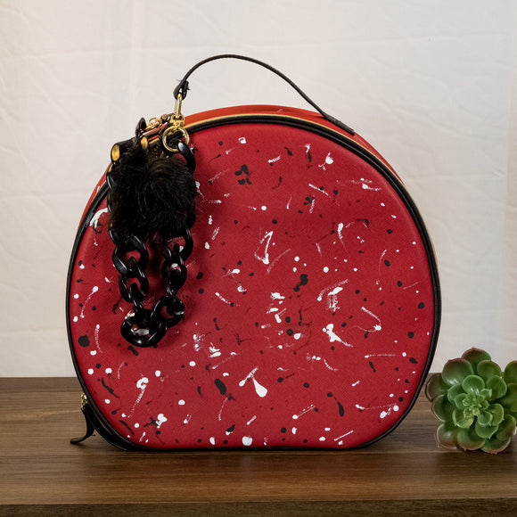 Red Splatter Bag | Upcycle